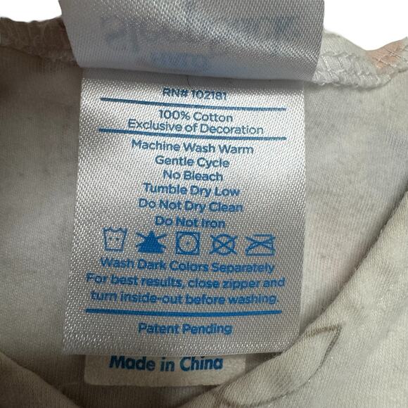 HALO Sleep Sack Cotton Wearable Blanket Size Large 12-18 months Pink Leaf Bird - Picture 6 of 7